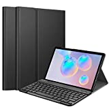 Fintie Keyboard Case for Samsung Galaxy Tab S6 10.5' 2019 (Model SM-T860/T865/T867), [Supports S Pen Wireless Charging] Slim Cover w/Detachable Wireless Bluetooth Keyboard, Black