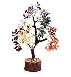 Seven Chakra Tree of Life, Crystal Tree for Positive Energy - Feng Shui Tree, Artificial Tree, Crystal Decoration, Money Tree, Handmade 7 Chakra Tree, Stone Tree, Healing Crystals, Spiritual Gifts