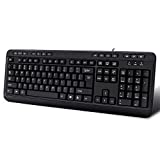 Adesso AKB-132HB Multimedia USB Keyboard with 3 Hubs, Black