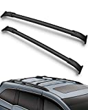 cciyu Roof Rack Cross Bars for Chevy Tahoe for GMC Yukon for Chevy Suburban for Cadillac Escalade 2015-2020 Aluminum 220LBS Cargo Luggage Carrier Bike Rack for SUV, Black/2pcs