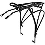 Rear Rack for Bikes with Disc Brakes, 24-29 Inch, Black