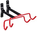 Dirza Bike Wall Mount Bike Hanger 2 Pack Foldable Bicycle Storage Horizontal Bike Rack Bike Hook for Garage Indoor Shed with Screws