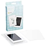 Pearhead Newborn Baby Handprint or Footprint Clean-Touch Ink Pad Kit, Baby Print, Newborn Keepsake, Black