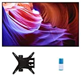 Sony KD43X85K 43' 4K HDR LED with PS5 Features Smart TV with a Walts TV Medium Full Motion Mount for 32'-65' Compatible TV's and a Walts Screen Cleaner Kit (2022)