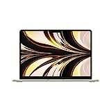 Apple 2022 MacBook Air Laptop with M2 chip: 13.6-inch Liquid Retina Display, 8GB RAM, 256GB SSD Storage, Backlit Keyboard, 1080p FaceTime HD Camera. Works with iPhone and iPad; Starlight