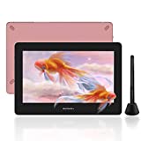 GOMON PD1220 （Terra Red） 11.6’’ Pen Display 86% NTSC Full Laminated Graphics Drawing Tablet with Tilt Support 8192 Levels Passive Stylus, Compatible with Windows & Mac &Android
