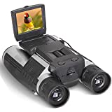 Digital Binoculars Camera Telescope Camera 2' LCD Display 12x32 5MP Video Photo Recorder with Free 8GB Micro SD Card for Watching Bird Football Game Concert