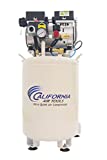 California Air Tools 10010LFDC Ultra Quiet & Oil-Free Industrial 1 hp Steel Tank Air Compressor with Drying System, 10 gallon