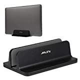 JARLINK Vertical Laptop Stand, Adjustable Laptop Holder Desktop Stand with Adjustable Dock Size (up to 17.3 inches) Compatible with All MacBook/Surface/Dell/Gaming Laptops (Black)