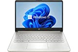 Newest HP 14' Flagship Laptop, Windows 11 OS, AMD Dual-Core Processor Up to 2.60 GHz, 4GB RAM, 64GB SSD, Webcam, Silver (Renewed)