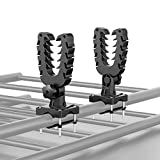 kemimoto Gun Holder for ATV, Gun Mount for ATV, Bow Rack Tool Grips with Rubber Straps Compatible with Hunting Bike Treestand Mobility Scooter