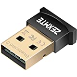 Bluetooth Adapter for PC, ZEXMTE USB Bluetooth Adapter 5.0 Bluetooth Dongle Bluetooth Receiver,Bluetooth Adapter for PC Windows 10/8/7 for Desktop, Laptop, Mouse, Keyboard, Headsets, Speakers
