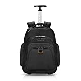 EVERKI Atlas Wheeled Laptop Backpack, 13-Inch to 17.3-Inch Adjustable Compartment, Business Professional (EKP122), Black