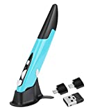Globalstore 2.4GHz USB Wireless Optical Pocket Pen Mouse Adjustable 800/1200/1600 DPI Handwriting Smart Mouse for Laptop Android Tablet PC