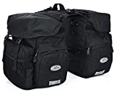 FANWU 50L Bike Panniers Bicycle Commuting Bag Waterproof Saddle Bags with Rain Cover for Bicycle Rear Rack Carrier, Support for Width Less Than 7 inches Bike Rack