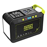MARBERO 88Wh Portable Power Station 24000mAh Camping Solar Generator(Solar Panel Not Included) Lithium Battery Power 110V/80W AC, DC, USB QC3.0, LED Flashlight for CPAP Home Camping Emergency Backup