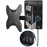 Mount-It! Lockable RV TV Wall Mount with Quick Release, Full Motion Flat Screen Bracket for Campers, Travel Trailers, RVs, Motorhomes and Marine Boats, Fits Most 23-43' VESA 100, 200, 77 Lbs Capacity