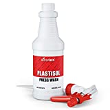 Ecotex® Plastisol Press Wash (Quart - 128oz.) - Screen Printing Machine Cleaner and Degreaser - Apply to Screen Printing Screen to Remove and Change Screen Printing Ink Color - Screen Printing Supplies