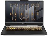 2021 ASUS TUF Gaming F17 FX706HE-211.TM17 (i5-11260H, 16GB RAM, 512GB NVMe SSD, RTX 3050Ti 4GB, 17.3' FHD 144Hz, Windows 10) Gaming Notebook - Eclipse Gray