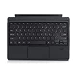 [Upgraded 2021 Version] FERRISA Wireless Bluetooth Keyboard, Surface Pro 7/Pro 6/Pro 5/Pro 4/Pro 3 Type Cover with Touchpad, Ultra-Slim Surface Keyboard, Long Life Rechargeable Battery (Grey)