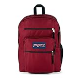 JanSport Big Student Backpack-School, Travel, or Work Bookbag with 15-Inch Laptop Compartment, Russet Red, One Size