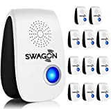 Swagon 2022 Upgraded Ultrasonic Pest Repeller, Pest Repellent 12 Pack, Pest Control Electronic Plug for Insects, Mice & Spider, Mosquito Repellent Indoor for Home, Office, Warehouse, Hotel, Garage