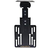 VideoSecu Flip Bracket Tilt Swivel Kitchen Under Cabinet Folding TV Ceiling Mount for Most 13-30' LCD LED TV Flat Panel Monitor Display with VESA 75x75 100X100 1MS