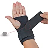 Comfort Cool Ulnar Booster Support Provides Compression for Ulnar Sided Wrist Pain. TFCC Tear Triangular Fibro-Cartilage Complex Injuries, Tendonitis or Repetitive Use Injury. Right Small in Black