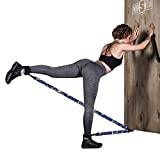 INNSTAR Booty Resistance Band Glute Cord Cable Machine for Hip Home Workout Cable Kickbacks with Instructions & Carry Bag 70 LBS