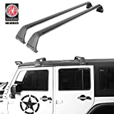 u-Box CrossBars Roof Rack Cargo Mananagement Luggage Carrier for 4-Door Jeep Wrangler JK JL & Gladiator JT 2007-2022 w/ Hard Top