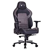 Big and Tall Gaming Chair 440lb Gamer Chair with Gel Cold Cure Foam Lumbar Big and Tall Office Chair 4d Adjustable Arms Heavy Duty Metal Base Computer Chair for Gamers Office Workers