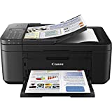 Canon PIXMA TR45 20 All-in-One Wireless Color Inkjet Printer for Office, Black - Print Scan Copy Fax - 4800 x 1200 dpi, Auto 2-Sided Printing, 8.5 x 14 Print Size, 20-Sheet ADF, BROAGE Printer Cable