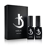 KODI JYJ 2 X 12ml Rubber Base Coat + No Wipe Top Coat Gel Nail Polish