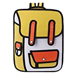 W-FIGHT 3D Jump Style School Bags 2D Drawing From Cartoon Backpack Paper Shoulder Bag Comic Bookbag for Boys Girls Christmas Gift
