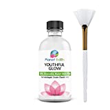 Planet Eden 50% Glycolic Acid Skin Chemical Peel Kit with Fan Brush- Excellent for Fine Lines, Wrinkles, Sun Damage, Scars, Dull Skin