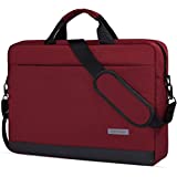 14-15 Inch Laptop Sleeve Case Messenger Bag Waterproof Shockproof Shoulder Bag Compatible with Acer Chromebook 14,LG Gram 14', HP Stream 14, 14' Samsung Dell Toshiba HP ASUS Acer Notebook Bag,Red Wine