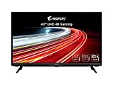AORUS FV43U 43' 144Hz 2160p HBR3, NVIDIA G-SYNC Compatible, Exclusive Built-in ANC, 3840x2160 Display, 1ms Response Time, HDR, 96% DCI-P3, 1x DisplayPort 1.4, 2x HDMI 2.1, 2x USB 3.0, 1x USB C
