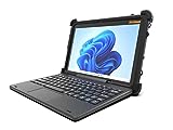 MobileDemand Flex 10B Windows 11 Pro Rugged Touchscreen Tablet with Keyboard – Ultra Lightweight – 10.1-in Display, 3000mAh Battery, Quad Core Celeron N4100 – Enterprise Mobile Field Work– Heavy Duty