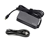 USB/Type C 45W Charger Ac Adapter for HP Chromebook X360 14-CA000 11-AE000：14-ca051wm 14-ca052wm 14-ca091wm 11-ae051wm 11-ae001tu; Spectre x360 13-v111dx 13-v011dx 13-w023dx Laptop Power Supply Cord