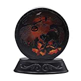 Halloween Table Decorations Indoor Light up Pumpkin Cat Witch Skeleton Pattern Ornaments 3 Modes Lights Battery Powered Night Lamp Bar Restaurant Home Halloween Indoor Decorations Best Gift