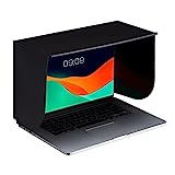 kwmobile Laptop Sun Shield - Shade for Laptop Computer Screen Glare Protection for Outdoor Working Outside - Laptop Visor Sun Cover - for 15' Laptops
