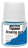 Pebeo Easy Peel Liquid Latex Masking Fluid - Drawing Gum - Dries Quickly - For Ink - Watercolor - Gouache Painting & Illustration - Fine Arts & Crafts Supplies - 45ml Bottle