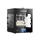 WEEDO F152S 3D Printer-Support (PLA/ABS/TPU/PC/NYLON) Printing Materials, Fully Enclosed, (200X185X195mm)Heated Removable Glass Bed,Auto power-off,Auto Bed leveling,Built-in Filament Runout Detection