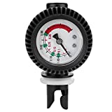 Keenso Air Pump Pressure Gauge, 0-5 PSI Air Pressure Gauge for Inflatable Kayak Boat Surfboard Pump Safety Barometer