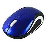DIGISKYJOY Mini Small Wireless Mouse for Kids Children 3-8 Years Old Child Sized USB Optical Cordless Mice with USB Receiver for PC Laptop Computer (Blue)