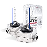 Sinoparcel D3S HID Bulb - 8000K 35W Xenon Replacement High Low Beam Headlights -2Yr WTY- Pack of 2