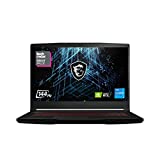 MSI GV15 15.6' 144Hz Gaming Laptop: Intel Core i5-11400H GTX 1650 8GB 256GB NVMe SSD, Wi-Fi 6, USB Type-C, Nahimic 3 Audio Immersion, Win 11: Black 11SC-633
