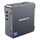 Mini PC Window 11 Pro with Ιntel Celeron J4125 (Up to 2.7GHz), 8GB DDR4 128GB M.2 SSD Mini Computer Small Desktop PC Support 2TB 2.5''SSD/HDD, Win10, 4K HDMI, Triple Display, Dual WiFi, BT4.2, HTPC