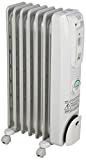 De'Longhi Comfort Temp Full Room Radiant Thermostat, 3 Heat Settings, Energy Saving, Safety Features, Nice for Home with Pets/Kids, 27' x 6.5' x 15.5', Light Gray