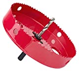 GoSports 6' Hole Saw - Heavy Duty Steel Design - Great for Making Cornhole Boards